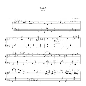 肖斯塔科维奇—前奏曲 钢琴谱 肖斯塔科维奇