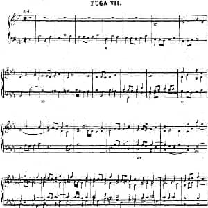 巴赫 平均律钢琴曲集 第二卷 之赋格曲 钢琴谱 巴赫