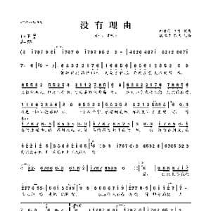 没有理由_歌曲简谱_词曲:邱永传 秀才 邱永传 秀才