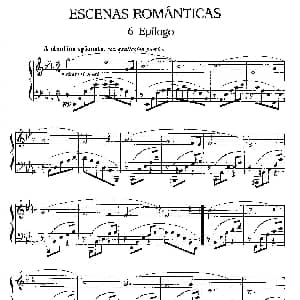 Escenas Románticas 钢琴谱 恩里克 格拉那多斯 Enrique Granados