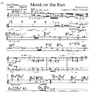 Monk on the Run 钢琴谱