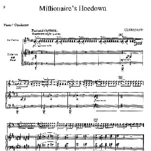 小提琴谱 | 富豪们的乡村舞会 小提琴 钢琴伴奏 克里巴诺夫