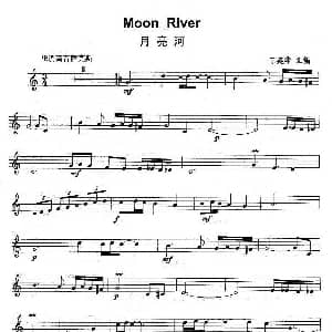 萨克斯谱 | 月亮河　Moon River 丁建华汇编版
