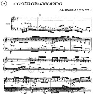 手风琴谱 | Piazzolla合集 8 Contrabajeando 皮亚佐拉
