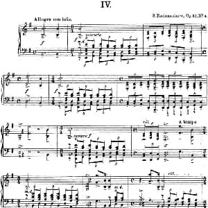 拉赫玛尼诺夫 钢琴前奏曲15 E小调 Op.32 No.4 钢琴谱 拉赫玛尼诺夫