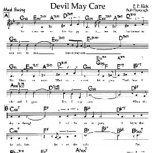 Devil May Care 钢琴谱