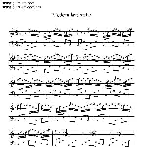 Modern Love Waltz 钢琴谱 菲利普 格拉斯 Philip Glass