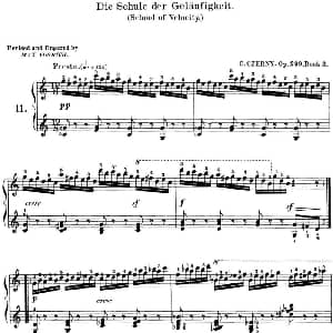 40首车尔尼Op.299钢琴快速练习曲 钢琴谱 车尔尼