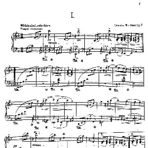 Album Leaf Op.7 钢琴谱 狄奥多 柯希纳