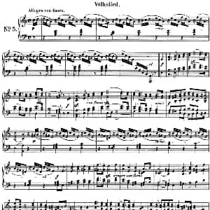 门德尔松无词歌Op.53 钢琴谱 门德尔松