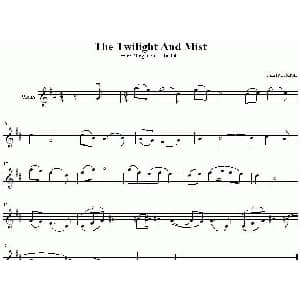 小提琴谱 | The Twilight And Mist James Horner