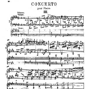 Piano Concerto in E Major Op.59 钢琴谱 莫里兹 莫什科夫斯基