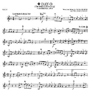 小提琴谱 | DAY O