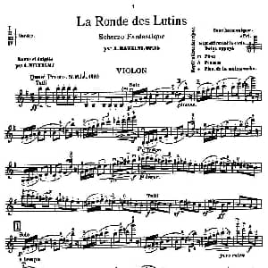 小提琴谱 | 精灵舞曲