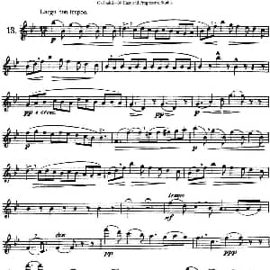 长笛曲谱 | 三十首基础及提高练习曲 NO.13 Garibold 加里波第