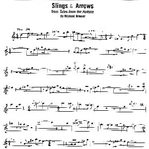 萨克斯谱 | Slings and Arrows