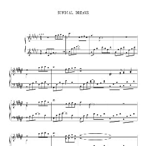 Sundial Dreams 钢琴谱 Kevin Kern