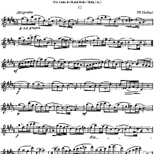 长笛曲谱 | 斯勒新老风格长笛练习重奏曲 第三部分 NO.17 NO.19 Siegfried Thiele S. 斯勒