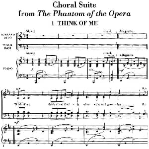 Choral Suite from The Phantom of the Opera 钢琴谱