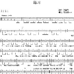 练习 吉他谱 刘德华 优客张sir