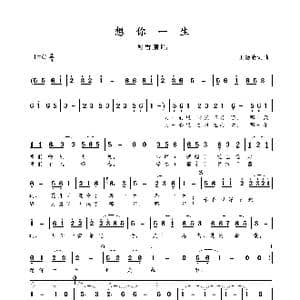 想你一生_歌谱投稿_词曲:王德清 王德清