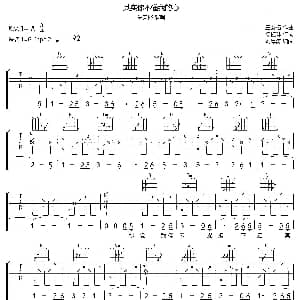 其实你不懂我的心 吉他谱 童安格 陈桂珠 童安格