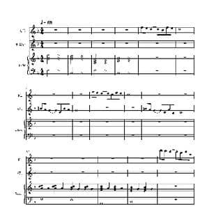 和_歌曲简谱_词曲: 听雨耕云