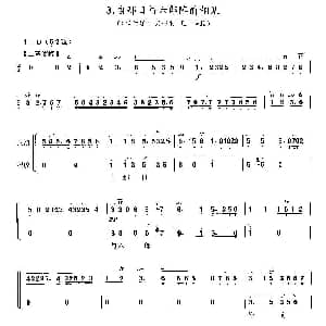 自那日与六郎阵前相见 京剧 状元媒 选段 京胡考级谱