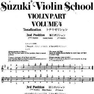 小提琴谱 | 铃木小提琴教材第四册 Suzuki Violin School Violin Part VOLUME 4 铃木镇一