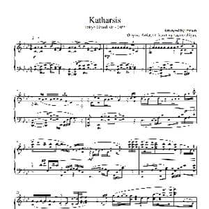 Irurian钢琴版 Katharsis 钢琴谱_歌曲简谱_词曲: Original Artist:TK from Ling Toshite Shigure