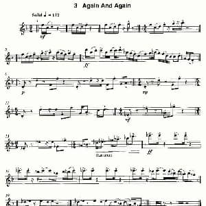 萨克斯谱 | Again And Again 12首现代风格练习曲之3 James Rae