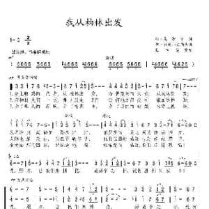 我从柏林出发_歌曲简谱