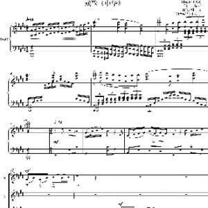 戏歌中华混声合唱谱_歌曲简谱