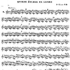 萨克斯谱 | H Klose练习曲 Quinze etudes de genre—2 H Klose