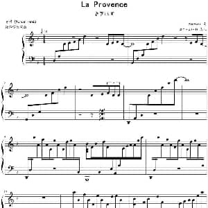 La Provence 钢琴谱 Bandari