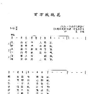 百万玫瑰花_歌曲简谱_词曲: 俄 安 沃兹涅先斯基 拉脱维亚 莱蒙德 帕乌尔斯