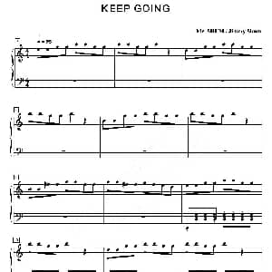 KEEP GOING 钢琴谱