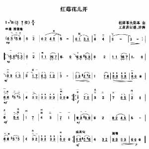 二胡谱 | 红莓花儿开