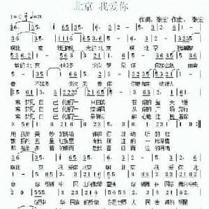 北京 我爱你_民歌简谱_词曲:张宏 张宏