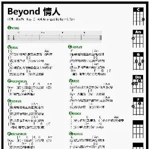 情人 吉他谱 Byond