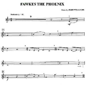 小提琴谱 | FAWKES THE PHOENIX 凤凰城福克斯