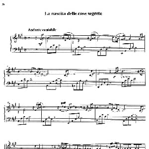 La nascita delle cose segrete 钢琴谱 Ludovico Einaudi