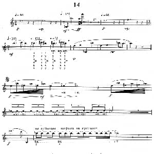 萨克斯谱 | 15首现代派练习曲 14 迪朗哥