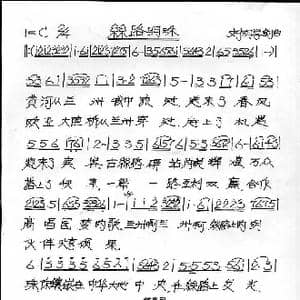 丝路明珠_歌谱投稿_词曲:刘明学 刘明学