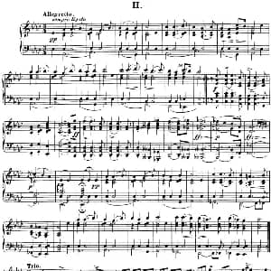 舒伯特降A大调即兴曲D.935 Op.142 钢琴谱 舒伯特