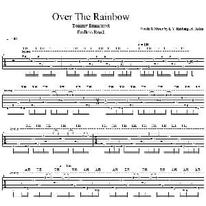 over the rainbow 吉他谱 张韶涵