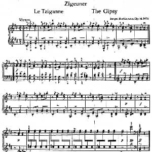 9首简易小品 玩偶 钢琴谱 谢尔盖 艾德华多维奇 波特凯维茨