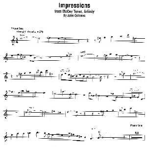 萨克斯谱 | Impressions