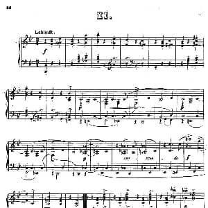Waltzes Op.23 钢琴谱 狄奥多 柯希纳