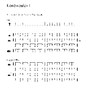 Könöwoulen I 非洲手鼓谱